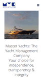 Mobile Screenshot of masteryachts.com